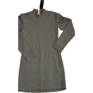 STUDIO F  Women's Gray Long Sleeve Dress Size 8 Made in Colombia ￼
